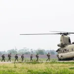 South Korean and US special warfare forces conduct joint drill in Pyeongtaek