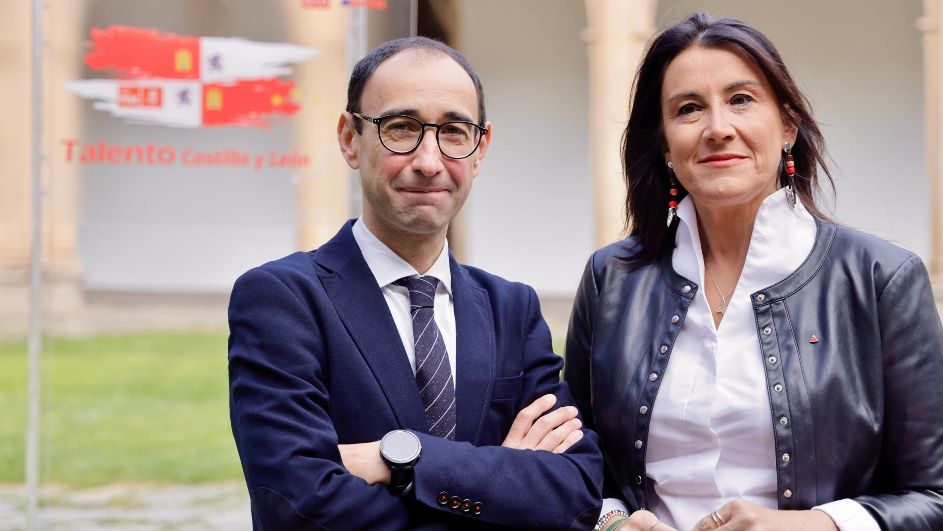 Ana Sánchez junto a David Serrada