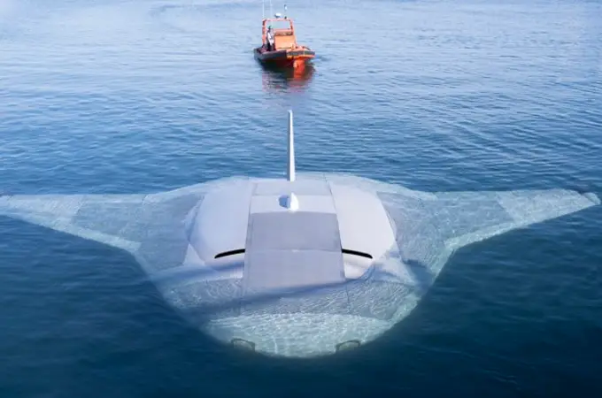 El enorme Manta Ray, un dron submarino, pasa con éxito su primera prueba en el océano