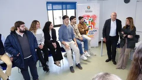 Carnero en la presentación del nuevo espacio de estudio