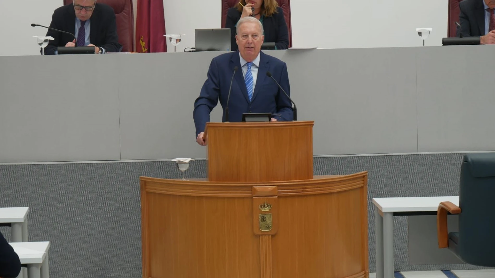 El diputado regional, e impulsor de esta moción, Antonio Martínez Pastor