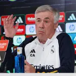 Ancelotti, en la rueda de prensa previa al Real Madrid-Cádiz
