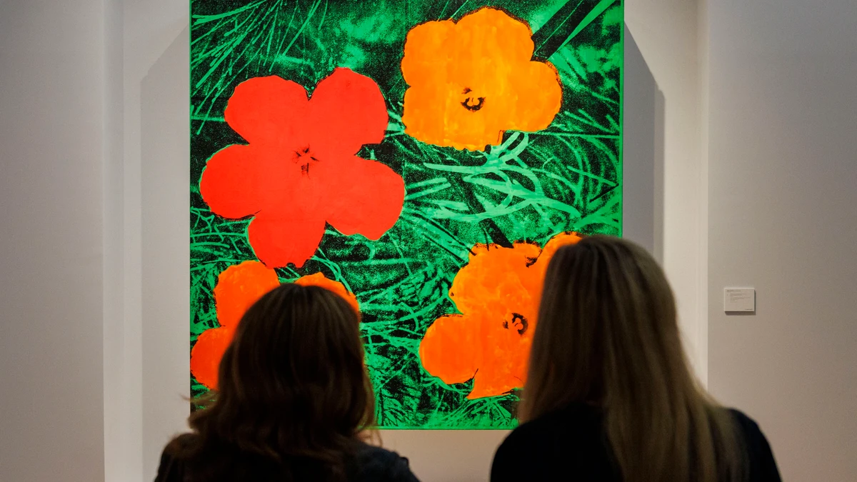 La asombrosa cifra que se ha pagado por las flores psicodélicas flores de Warhol