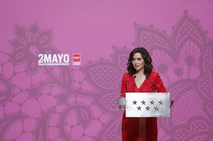 La presidenta Isabel Díaz Ayuso, durante el 2 de Mayo, día de la Comunidad de Madrid. 