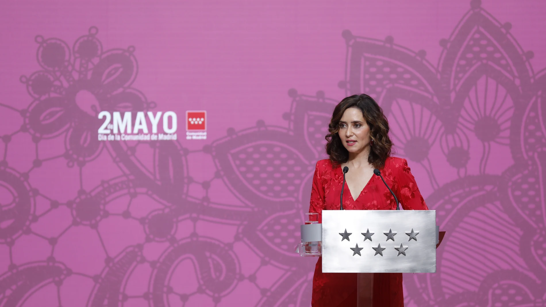 La presidenta Isabel Díaz Ayuso, durante el 2 de Mayo, día de la Comunidad de Madrid. 