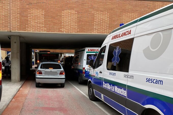 Foto de archivo de ambulancias en Castilla-La Mancha
