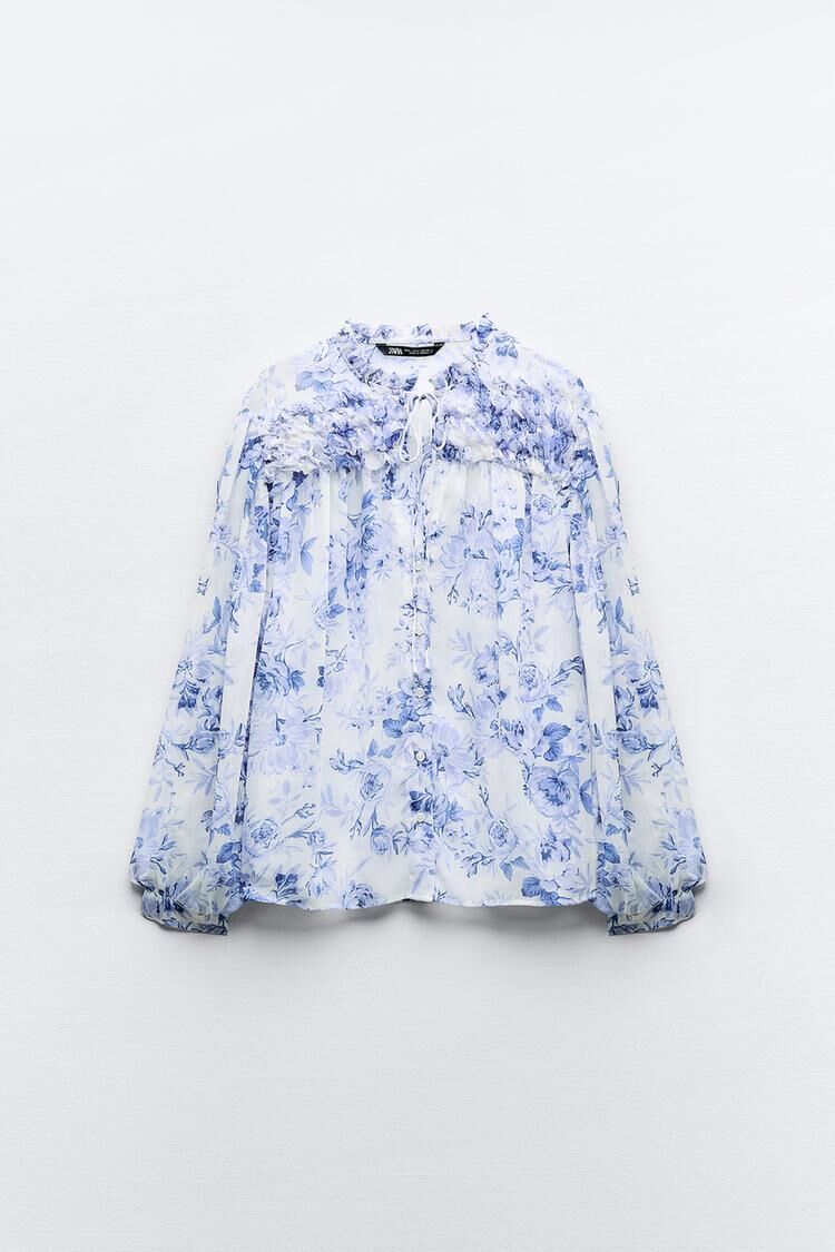 Blusa estampada.