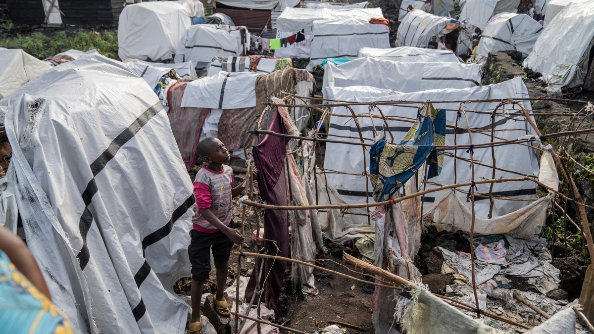 Casi 6 millones huyen de sus hogares en el Congo y los rebeldes bombardean los campos de desplazados