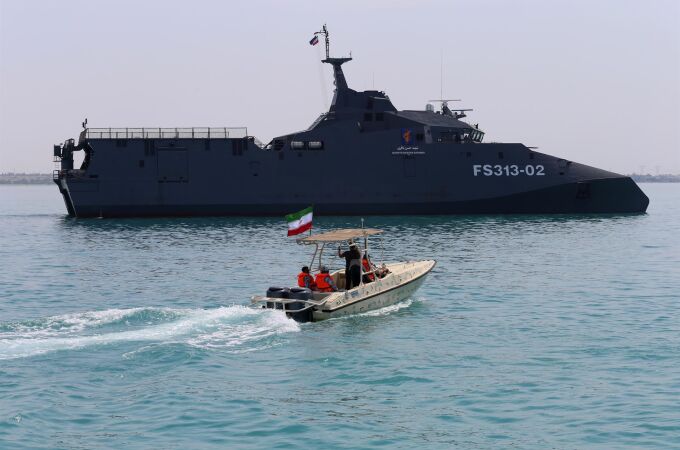Irán.- Irán envía al 'Shahid Mahdawi' más allá del ecuador en la primera misión de larga distancia de un buque de guerra