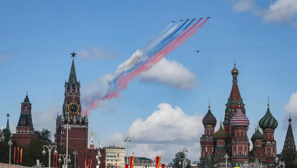 Desfile de la Victoria en la plaza Roja de Moscú