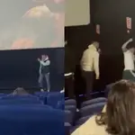 El vídeo viral de una brutal pelea en un cine donde se proyectaba Garfield