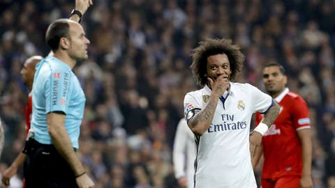 Mateu Lahoz, en un partido del Real Madrid