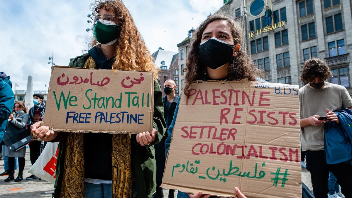 La ola de protestas por Gaza llega a Países Bajos con una acampada en la Universidad de Ámsterdam