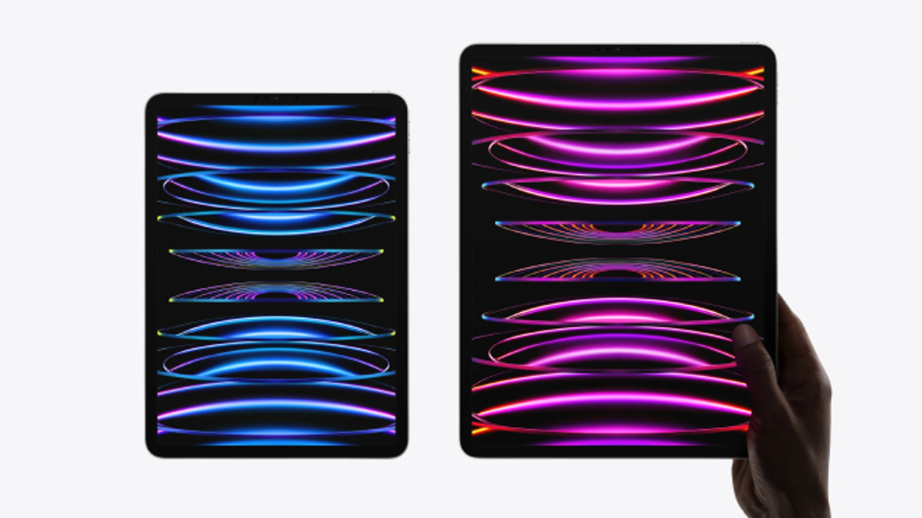 Las dos variantes del iPad Pro de 2022, el último lanzado hasta ahora.