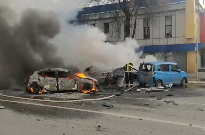 Ucrania.- Mueren seis personas y 35 resultan heridas en un ataque con drones contra la región rusa de Belgórod