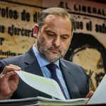 El exministro y ex secretario de Organización del PSOE José Luis Ábalos comparece este lunes ante la comisión 