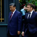 France's Macron meets China's Xi at the Elysee Palace in Paris