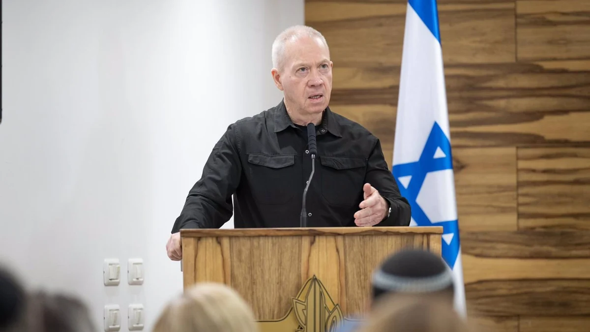 El ministro de Defensa israelí, Yoav Gallant, pide a Netanyahu que descarte públicamente el plan de gobernar Gaza