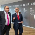 El consejero de Sanidad, Alejandro Vázquez, visita el IBSAL