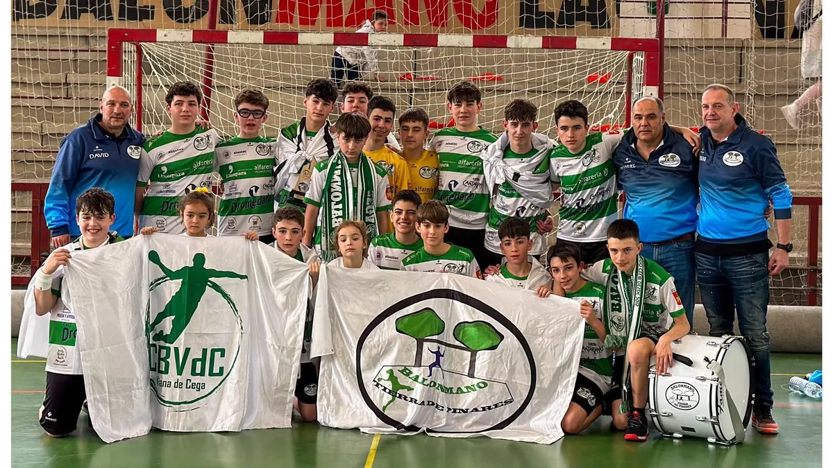 La epopeya de un club de la España Vaciada, campeón de Castilla y León de balonmano infantil