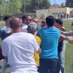 La vergonzosa pelea entre padres de niños de 8 años durante un partido en Sabadell