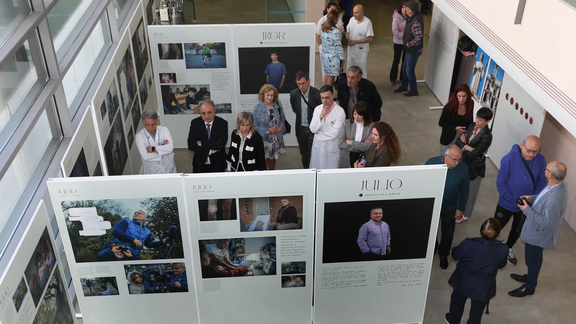 Presentación de la exposición fotográfica HEMO. Instantes de una vida en el Hospital Río Carrión de Palencia