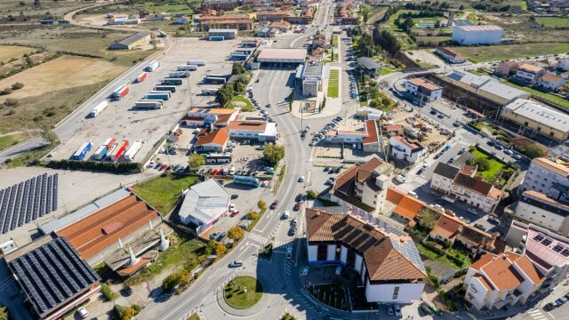 Imagen de la frontera de España y Portgual en Fuentes de Oñoro