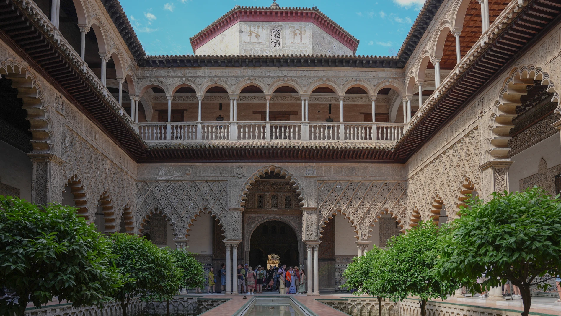 Imagen de recurso del Patio de las Doncellas del Real Alcázar de Sevilla. A 08 de mayo de 2024, en Sevilla (Andalucía, España).08 MAYO 2024María José López / Europa Press08/05/2024