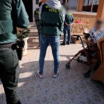 Operación de la Guardia Civil en la residencia clandestina