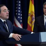 El ministro de Exteriores, José Manuel Albares y el secretario de Estado de EE UU, Antony Blinken