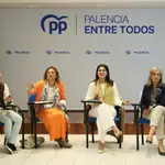 Encuentro del PP de Palencia con la presencia de Miriam Guardiola, Milagros Marcos y Luis Calderón, entre otros