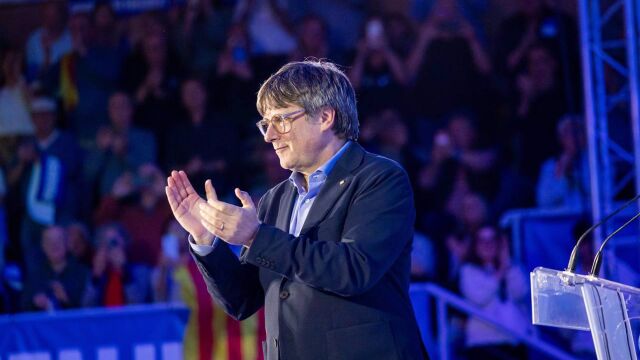 12M.- Puigdemont reclama movilización para dar "la campanada" y ser primera fuerza en el Parlament