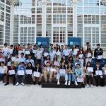  La presidenta de la Diputación, Ángeles Armisén, acompañada del diputado del área de Acción Social, Juan Antonio Obispo y de la diputada delegada de Juventud, Patricia Pérez, entregan junto a los organizadores y autoridades, los premios de la Olimpiada Matemática 2024 y Proyecto Estalmat