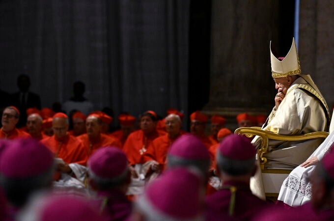 El Papa durante la proclamación del Año Jubilar 2025