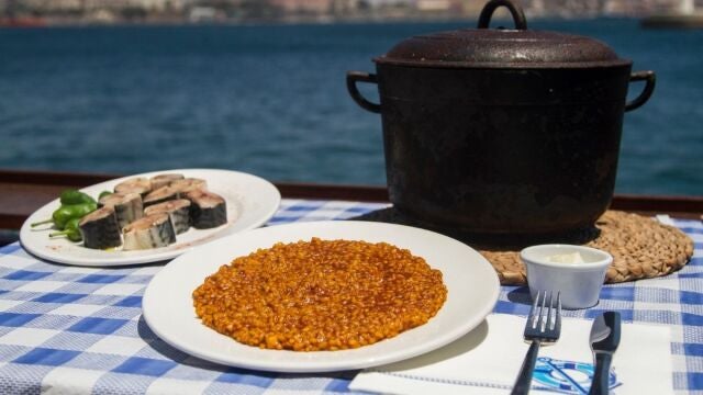 Caldero en el puerto de Cartagena