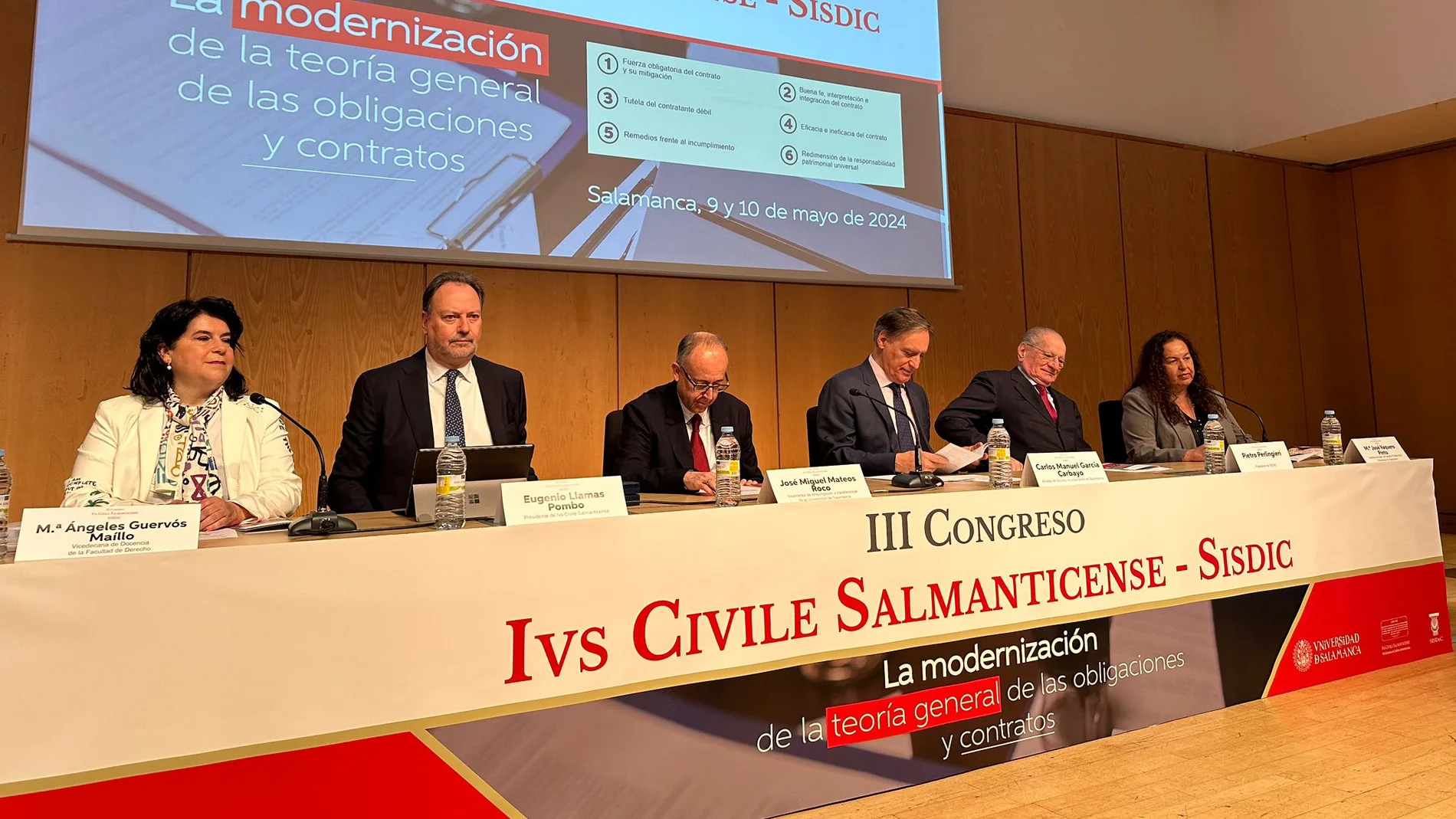 Inauguración del III Congreso Internacional de Derecho Civil en Salamanca