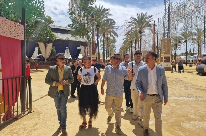 Al portavoz de Adelante Andalucía, José Ignacio García, por ahora sí le gusta la Feria de Jerez de la Frontera