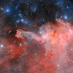 Observan la 'Mano de Dios' emergiendo desde una nebulosa