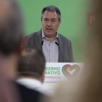 El secretario general del PSOE-A, Juan Espadas