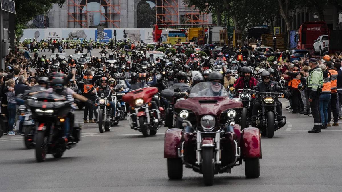 Madrid acogerá este domingo la concentración de más de 1.000 motos Harley-Davidson