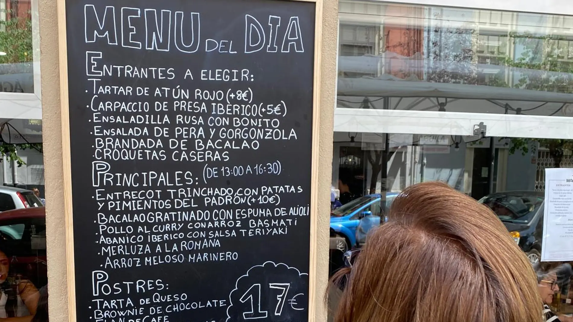 Las tablas del menú prometen de manera puntual y recurrente