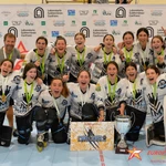 Las campeonas vallisoletanas celebran el título europeo