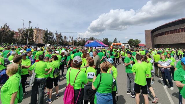Marcha contra el cáncer en Ávila
