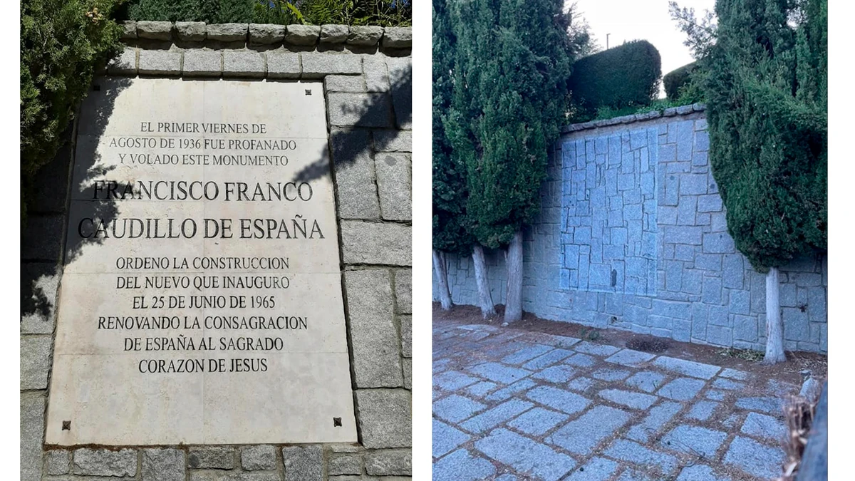 El Obispado de Getafe retira la placa «franquista» del Cerro de los Ángeles