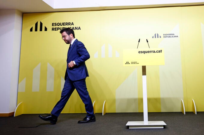 Aragonès anuncia que abandona la primera línea política tras la debacle electoral de ERC