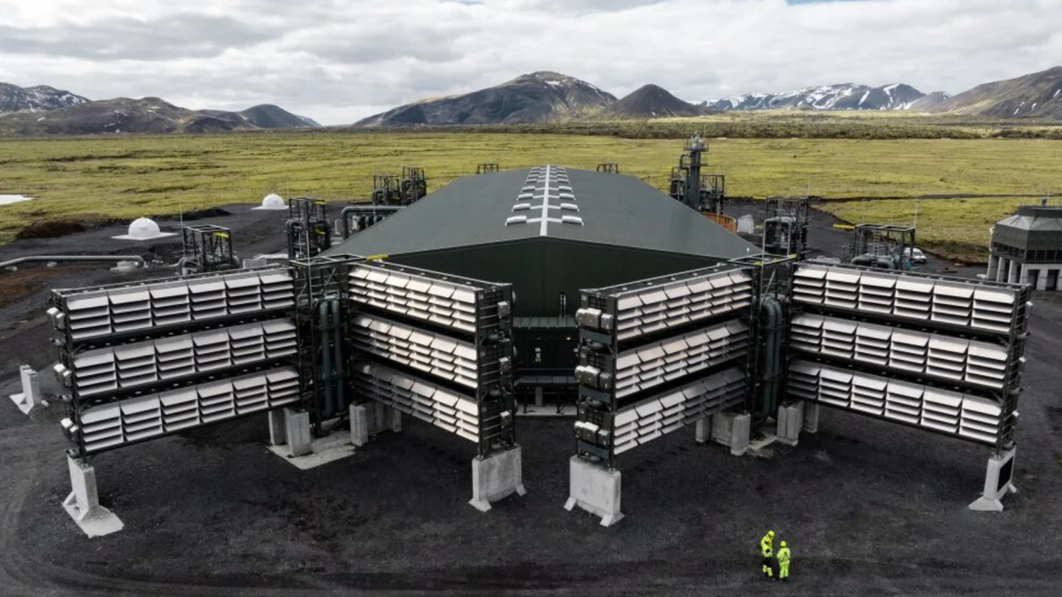 Inauguran la planta de captura de CO₂ más grande del mundo en Islandia