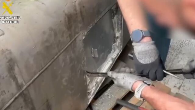 Un momento de la operación