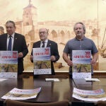 Javier Faúndez, Enrique Oliveira y Francisco Guarido presentan la concentración
