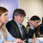 Carles Puigdemont se reúne con diputados de Junts en Perpignan (Francia)