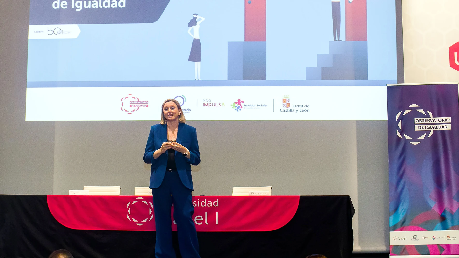 La consejera de Familia e Igualdad de Oportunidades, Isabel Blanco, clausura en Burgos el II Congreso Internacional de Igualdad